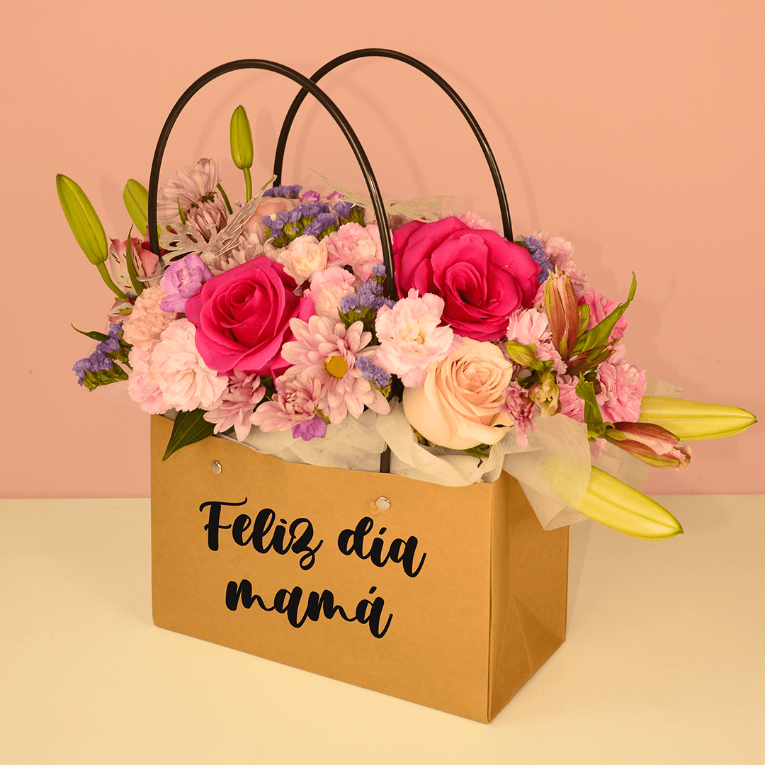 Arreglos Florales Carteras Flores CARTERA DE ROSAS LOVE